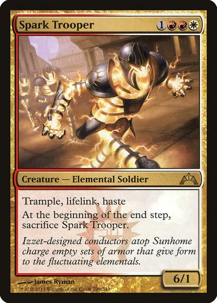 Spark Trooper, Magic card GTC 199 — Gatecrash set