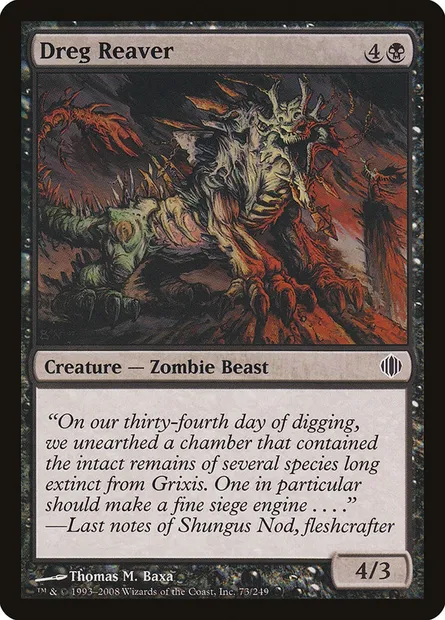 Dreg Reaver, Magic card ALA 73 — Shards of Alara set