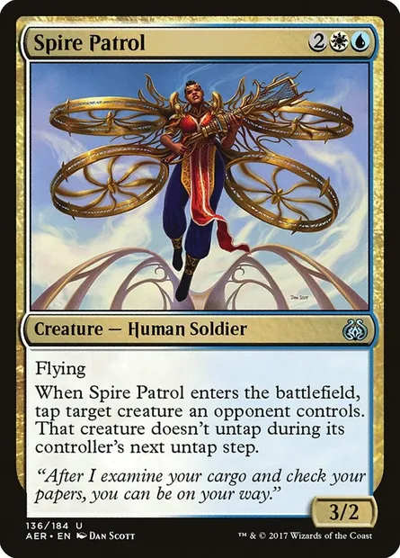 Spire Patrol, Magic card AER 136 — Aether Revolt set