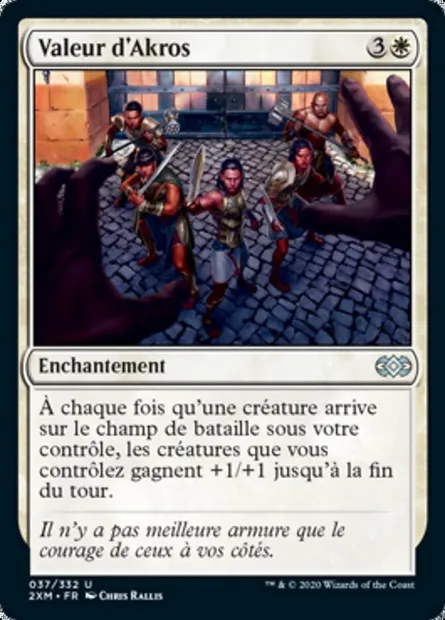 Valeur d'Akros, carte Magic 2XM 37 — extension Double Masters