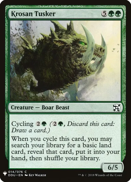 Terrocorne krosian, carte Magic PLST DDU-14 — extension The List