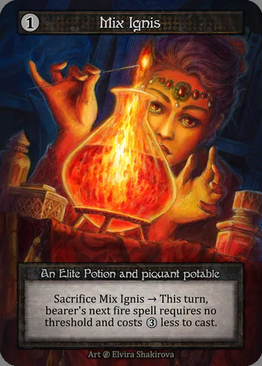 Mix Ignis, Sorcery card BET 318 — Beta set