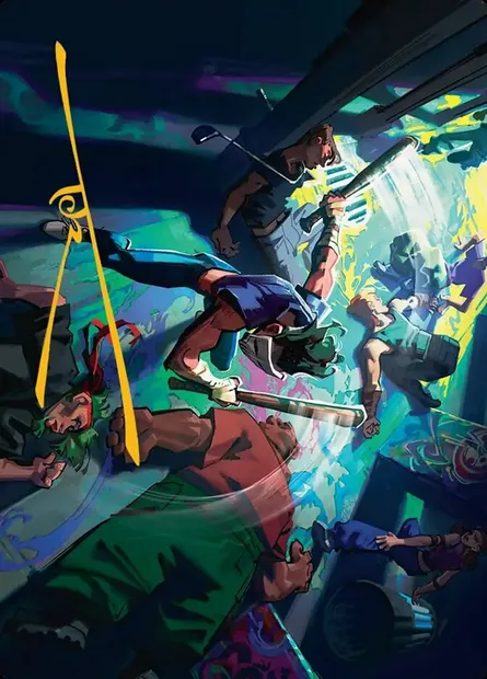 Pain 101 // Pain 101, Magic card ATMT 6 — Teenage Mutant Ninja Turtles Art Series set