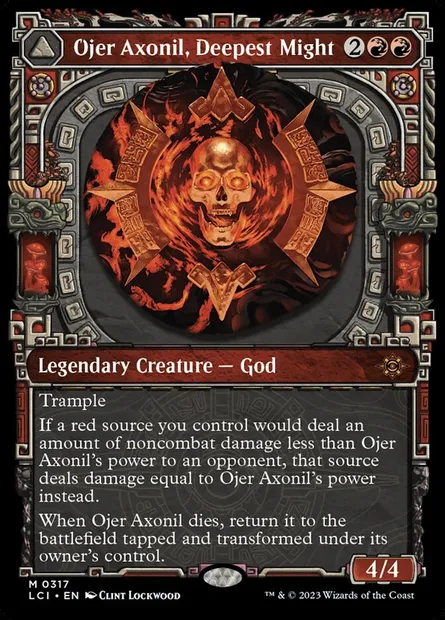 Ojer Axonil, Puissance des profondeurs // Temple de la force, carte Magic LCI 317 — extension The Lost Caverns of Ixalan