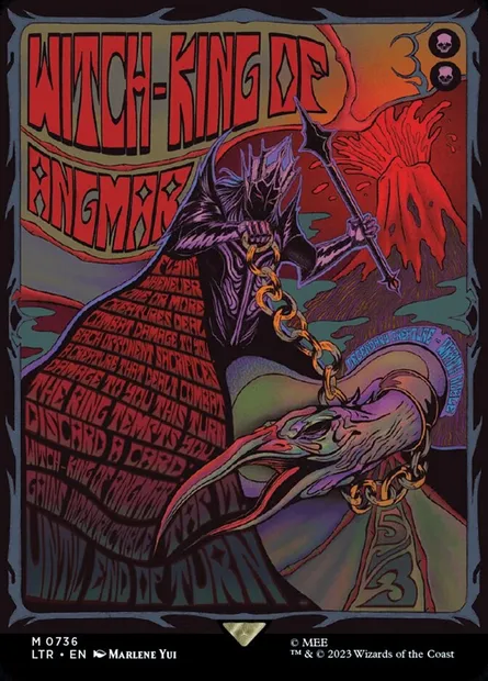 Witch-king of Angmar, Magic card LTR 736 — The Lord of the Rings: Tales of Middle-earth set