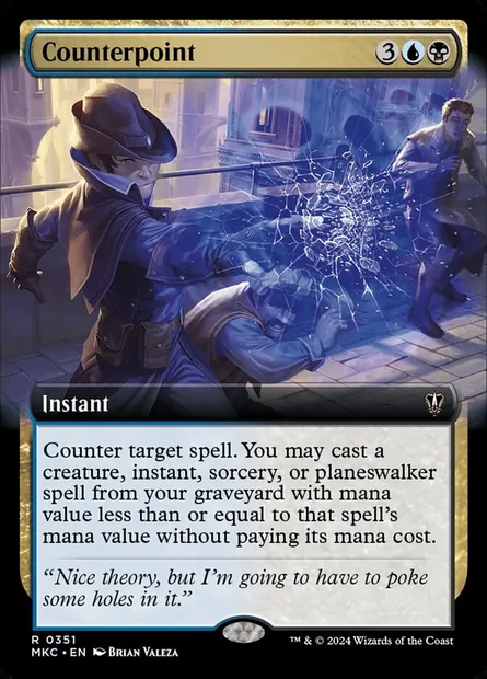 Counterpoint, Magic card MKC 351 — Murders at Karlov Manor Commander set