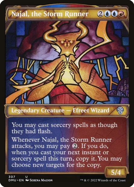 Najal, the Storm Runner, Magic card DMU 307 — Dominaria United set