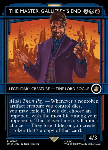The Master, Gallifrey's End, Magic card WHO 543 — Doctor Who set