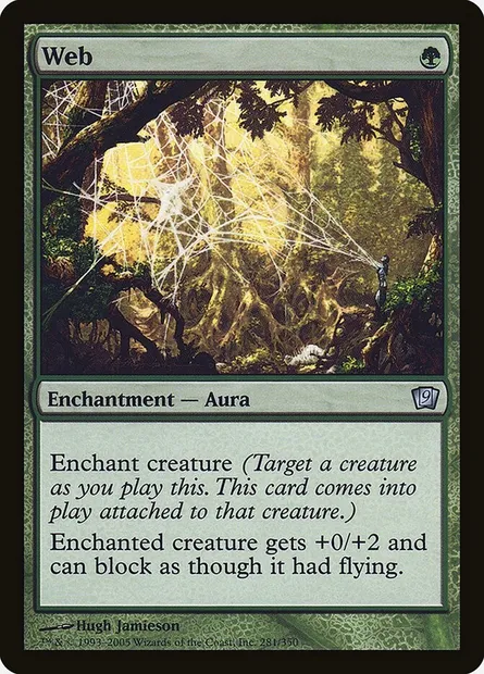 Web, Magic card 9ED 281★ — Ninth Edition set