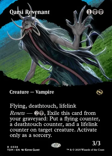 Qarsi Revenant, Magic card TDM 338 — Tarkir: Dragonstorm set