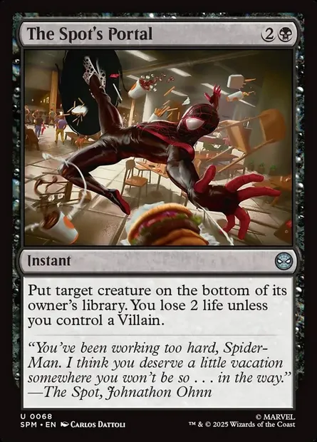 The Spot's Portal, Magic card SPM 68 — Marvel's Spider-Man set