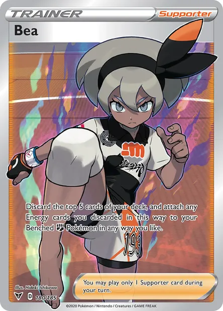 Bea, Pokémon card VIV 180 — Vivid Voltage set