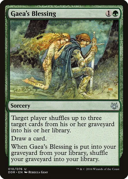 Gaea's Blessing, Magic card DDR 10 — Duel Decks: Nissa vs. Ob Nixilis set