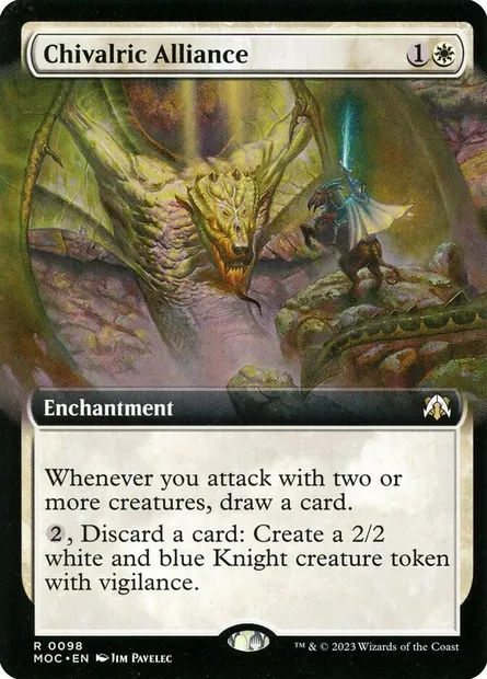 Chivalric Alliance, Magic card MOC 98 — March of the Machine Commander set