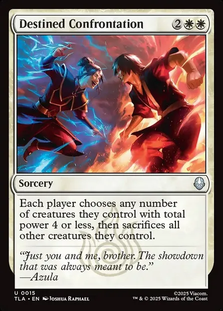 Destined Confrontation, Magic card TLA 15 — Avatar: The Last Airbender set