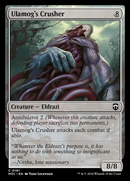 Ulamog's Crusher, Magic card M3C 161 — Modern Horizons 3 Commander set
