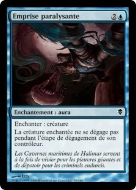 Emprise paralysante, carte Magic ZEN 58 — extension Zendikar
