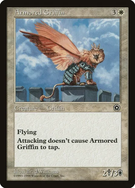 Armored Griffin, Magic card P02 13 — Portal Second Age set