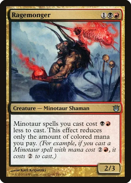 Ragemonger, Magic card BNG 153 — Born of the Gods set