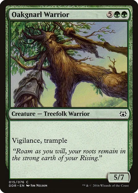 Oakgnarl Warrior, Magic card DDR 15 — Duel Decks: Nissa vs. Ob Nixilis set