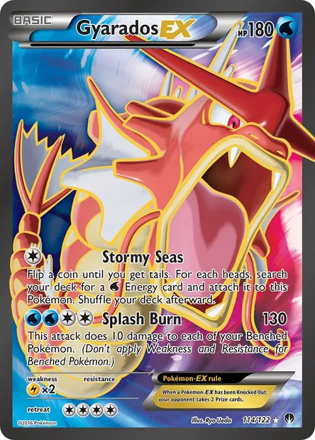 Gyarados EX, Pokémon card BKP 114 — BREAKpoint set