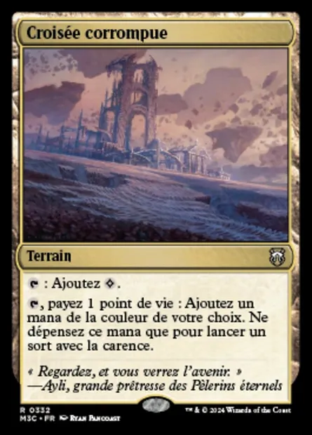Croisée corrompue, carte Magic M3C 332 — extension Modern Horizons 3 Commander