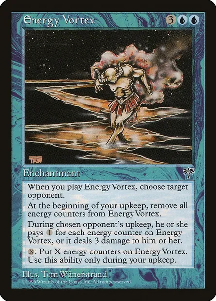 Energy Vortex, Magic card MIR 64 — Mirage set