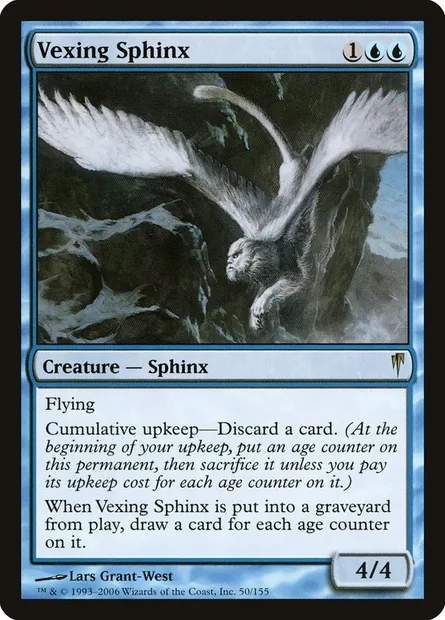 Vexing Sphinx, Magic card CSP 50 — Coldsnap set