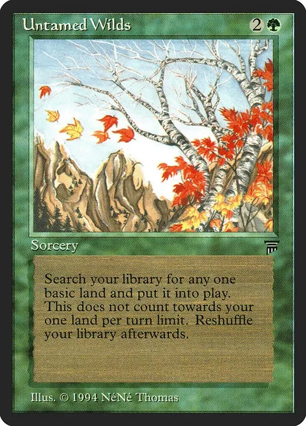 Untamed Wilds, Magic card LEG 210 — Legends set