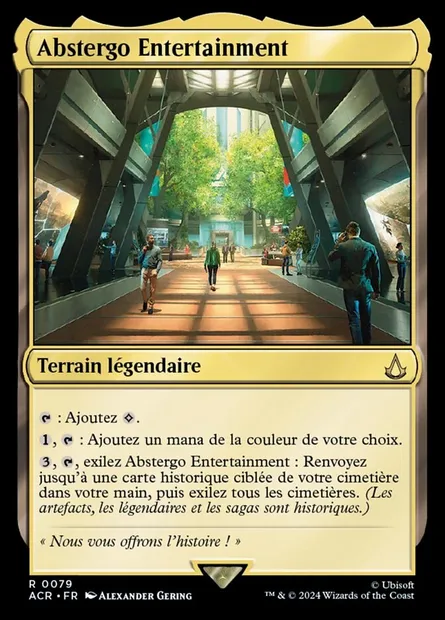 Abstergo Entertainment, carte Magic ACR 79 — extension Assassin's Creed