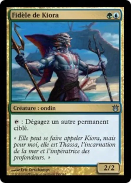 Fidèle de Kiora, carte Magic BNG 150 — extension Créations divines
