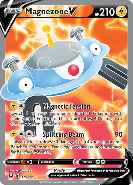 Magnezone V, Pokémon card LOR 175 — Lost Origin set