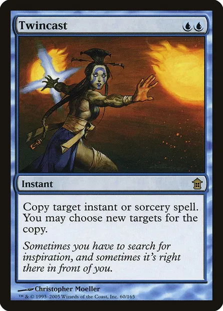 Twincast, Magic card SOK 60 — Saviors of Kamigawa set