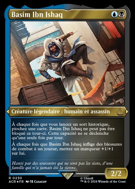 Basim Ibn Ishaq, carte Magic ACR 230 — extension Assassin's Creed