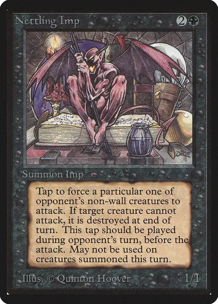 Nettling Imp, Magic card LEB 118 — Limited Edition Beta set