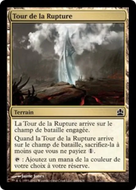 Tour de la Rupture, carte Magic CMD 285 — extension Commander 2011