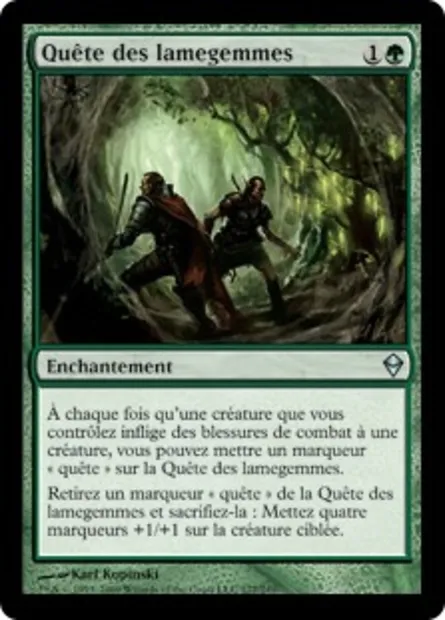 Quête des lamegemmes, carte Magic ZEN 177 — extension Zendikar