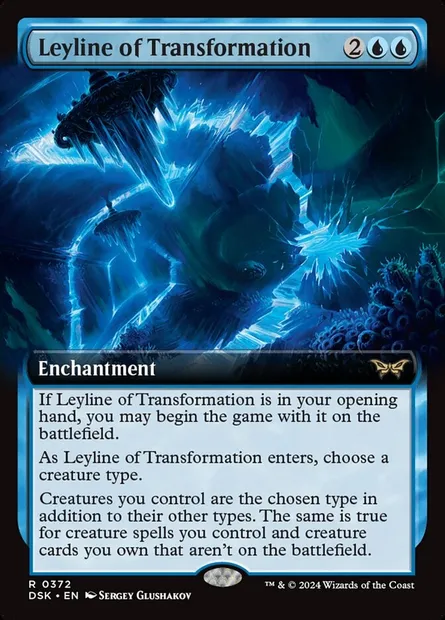 Leyline of Transformation, Magic card DSK 372 — Duskmourn: House of Horror set