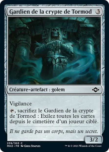 Gardien de la crypte de Tormod, carte Magic MH2 239 — extension Horizons du Modern 2
