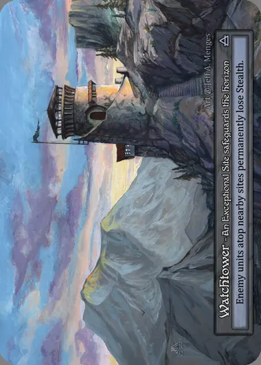 Watchtower, carte Sorcery BET 408 — extension Beta