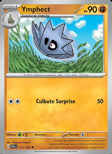 Ymphect, carte Pokémon PAL 111 — extension Évolutions à Paldea
