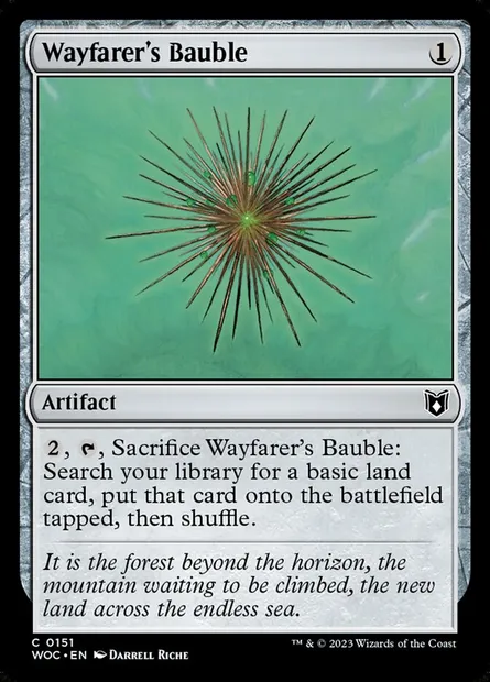 Wayfarer's Bauble, Magic card WOC 151 — Wilds of Eldraine Commander set
