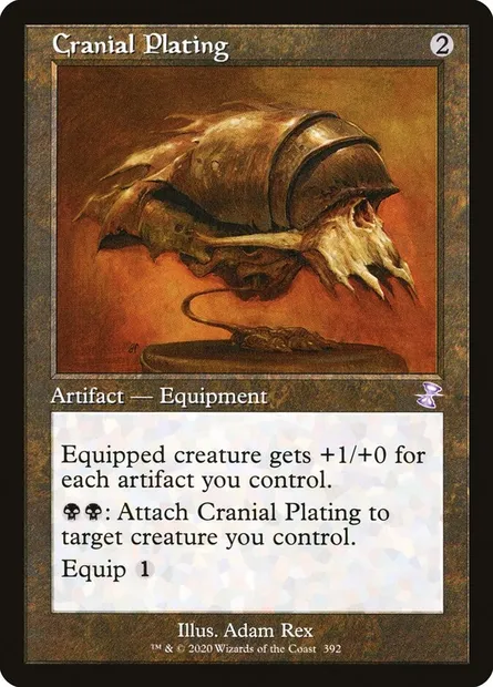 Cranial Plating, Magic card TSR 392 — Time Spiral Remastered set