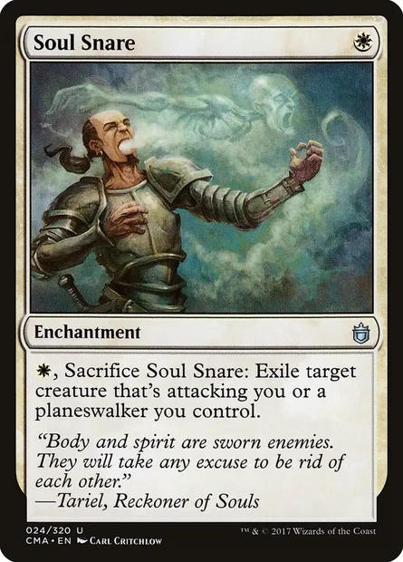 Soul Snare, Magic card CMA 24 — Commander Anthology set