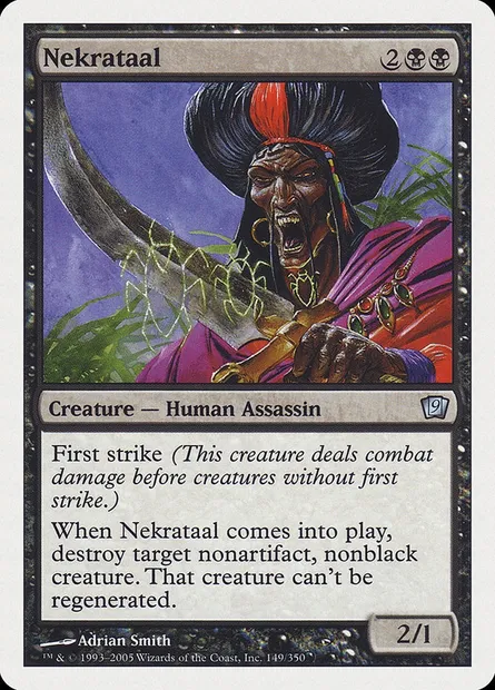 Nekrataal, Magic card 9ED 149 — Ninth Edition set