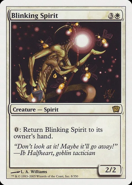 Esprit fugace, carte Magic 9ED 8 — extension Neuvième Edition