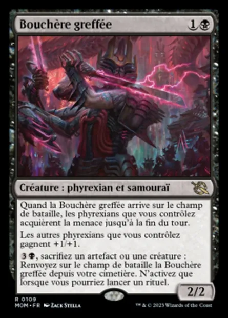 Bouchère greffée, carte Magic MOM 109 — extension L'invasion des machines