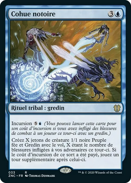 Cohue notoire, carte Magic ZNC 33 — extension Zendikar Rising Commander