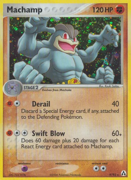 Machamp, Pokémon card LM 9 — Legend Maker set