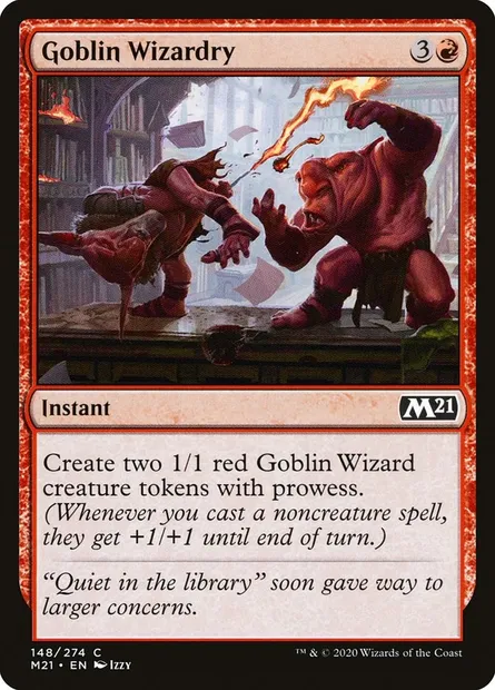 Goblin Wizardry, Magic card M21 148 — Core Set 2021 set